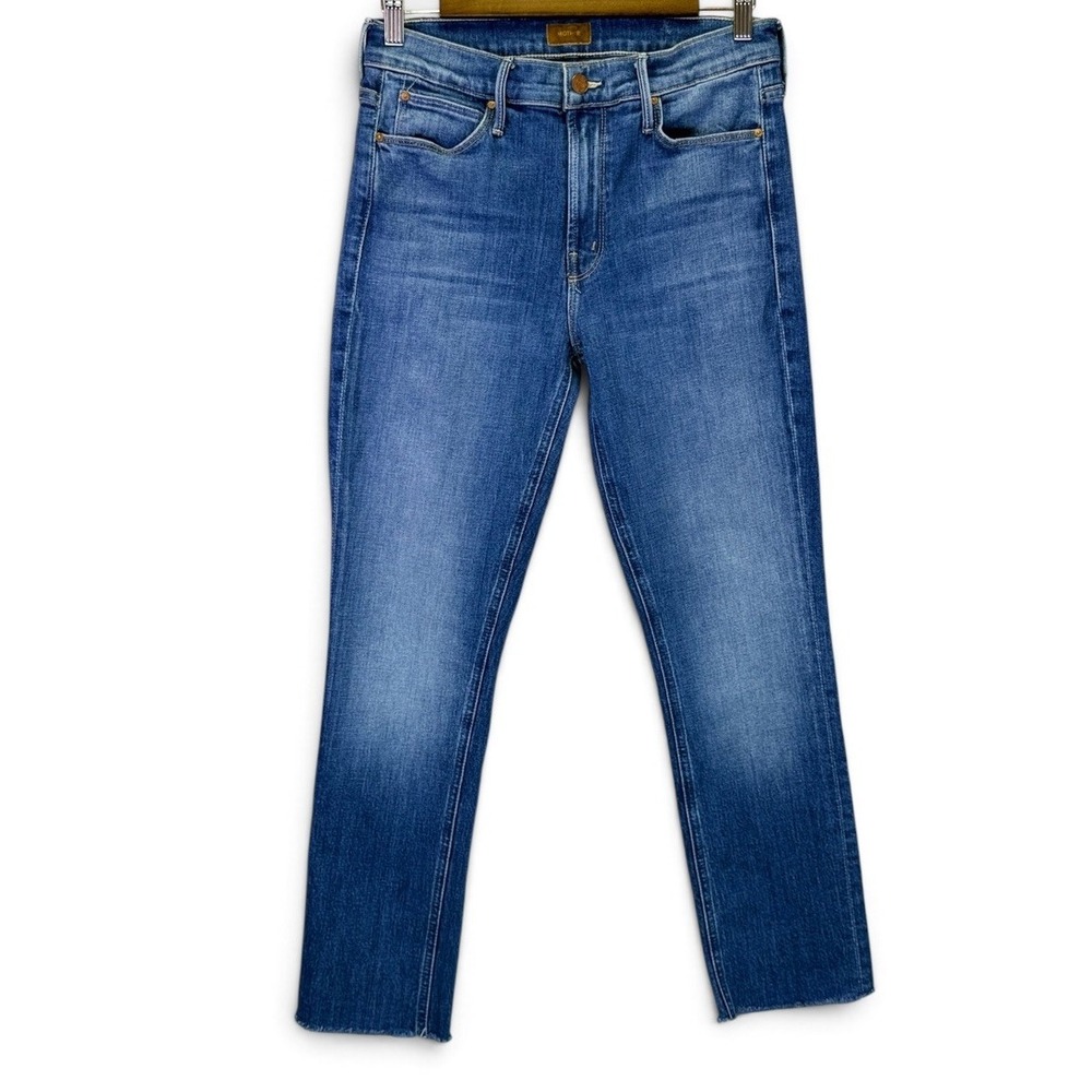 Mother The Mid Rise Dazzler Ankle Fray Jean New Sheriff In Town Womens Size 29
